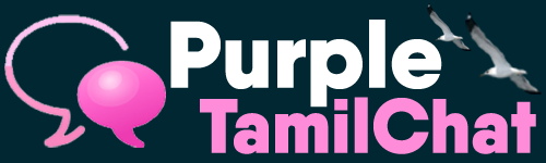 Purple Tamil Chat Logo